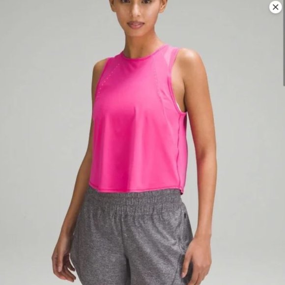 lululemon athletica Tops - NWT 6  Lululemon Sculpt Cropped Tank Top Sonic Pink